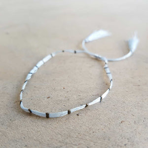 Festival Dream Thread Bracelet. Silver