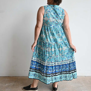 Getaway Midi Dress by Orientique - Turquoise BlueKOBOMO Women's Dresses