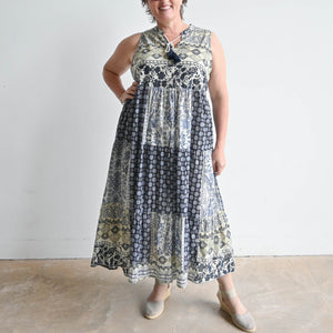 Getaway Midi Dress by Orientique - Bombay blueKOBOMO Women's Dresses