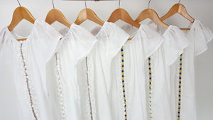 Summer Sundays White Cotton DressKOBOMO Girl's Dress