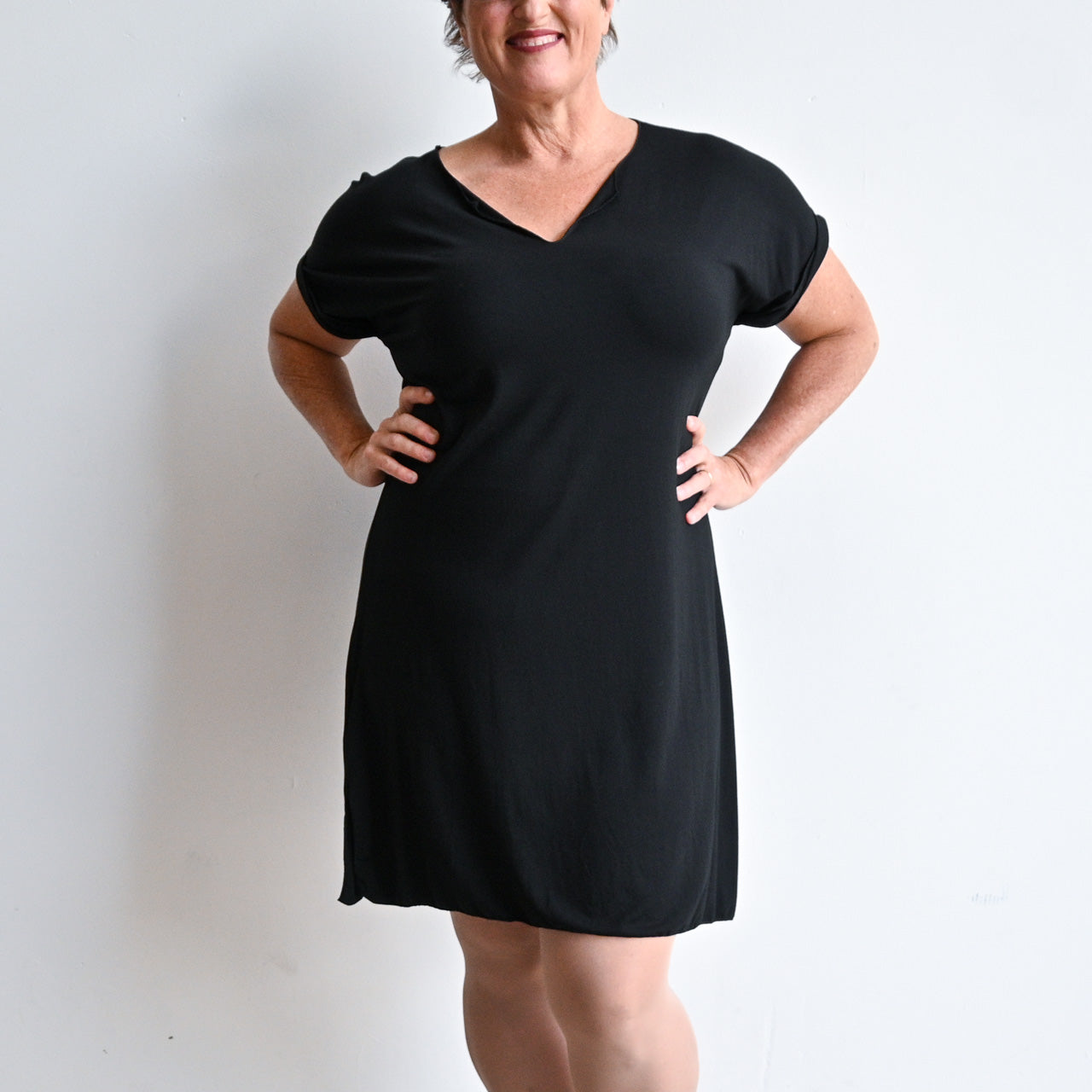 In The Moment T-Shirt Dress by KOBOMO Bamboo -  KOBOMO