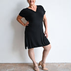 In The Moment T-Shirt Dress by KOBOMO Bamboo -  KOBOMO
