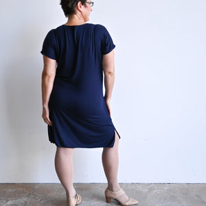 In The Moment T-Shirt Dress by KOBOMO Bamboo -  KOBOMO