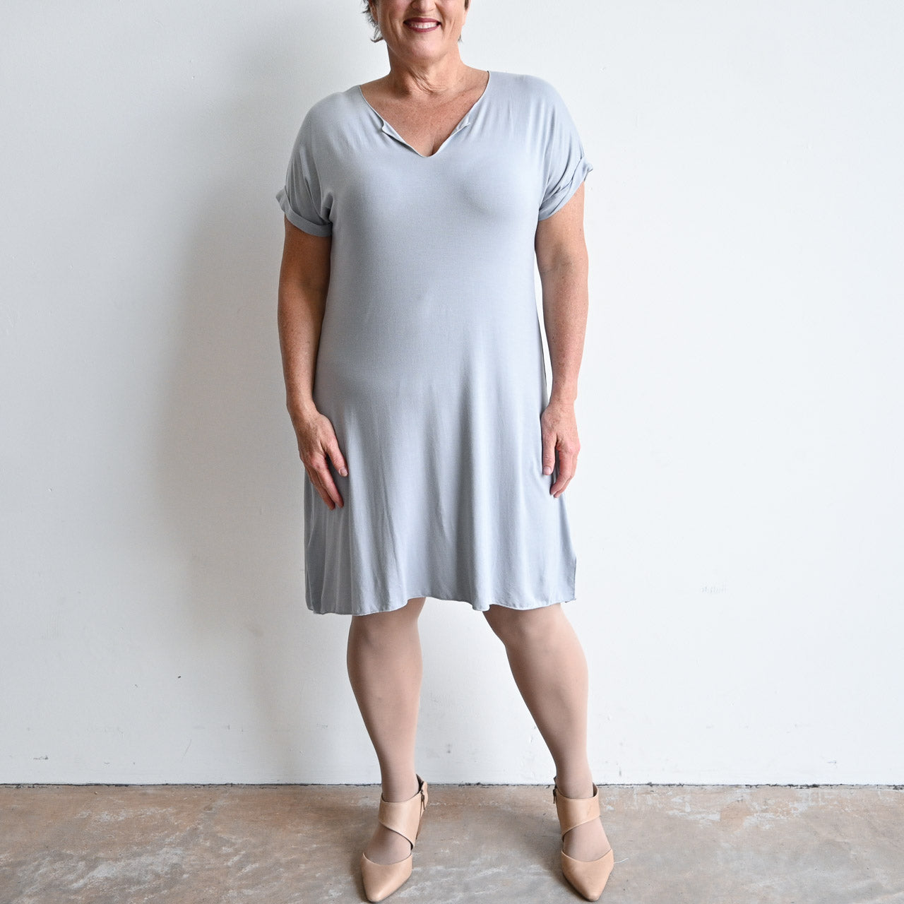 In The Moment T-Shirt Dress by KOBOMO Bamboo -  KOBOMO