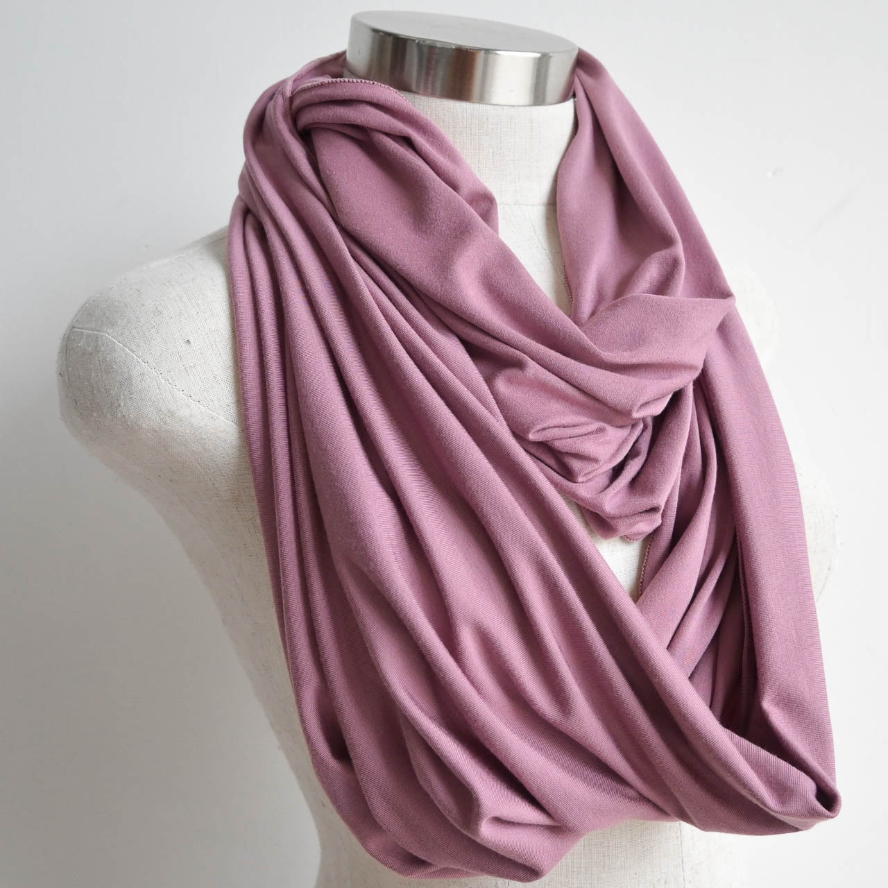 Infinity Scarf Snood in BambooKOBOMO Women's Scarves + Wraps