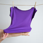 Girl's Square Cut T-shirt in Bamboo by KOBOMO Play -  KOBOMO