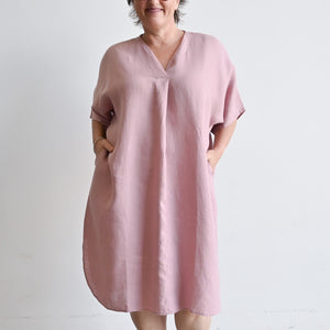 Kobomo Linen Kaftan Dress - Heather PinkKOBOMO Women's Dresses