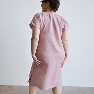 Kobomo Linen Sari Tunic Dress - Heather PinkKOBOMO Women's Dresses