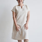 Kobomo Linen Sari Tunic Dress - NaturalKOBOMO Women's Dresses