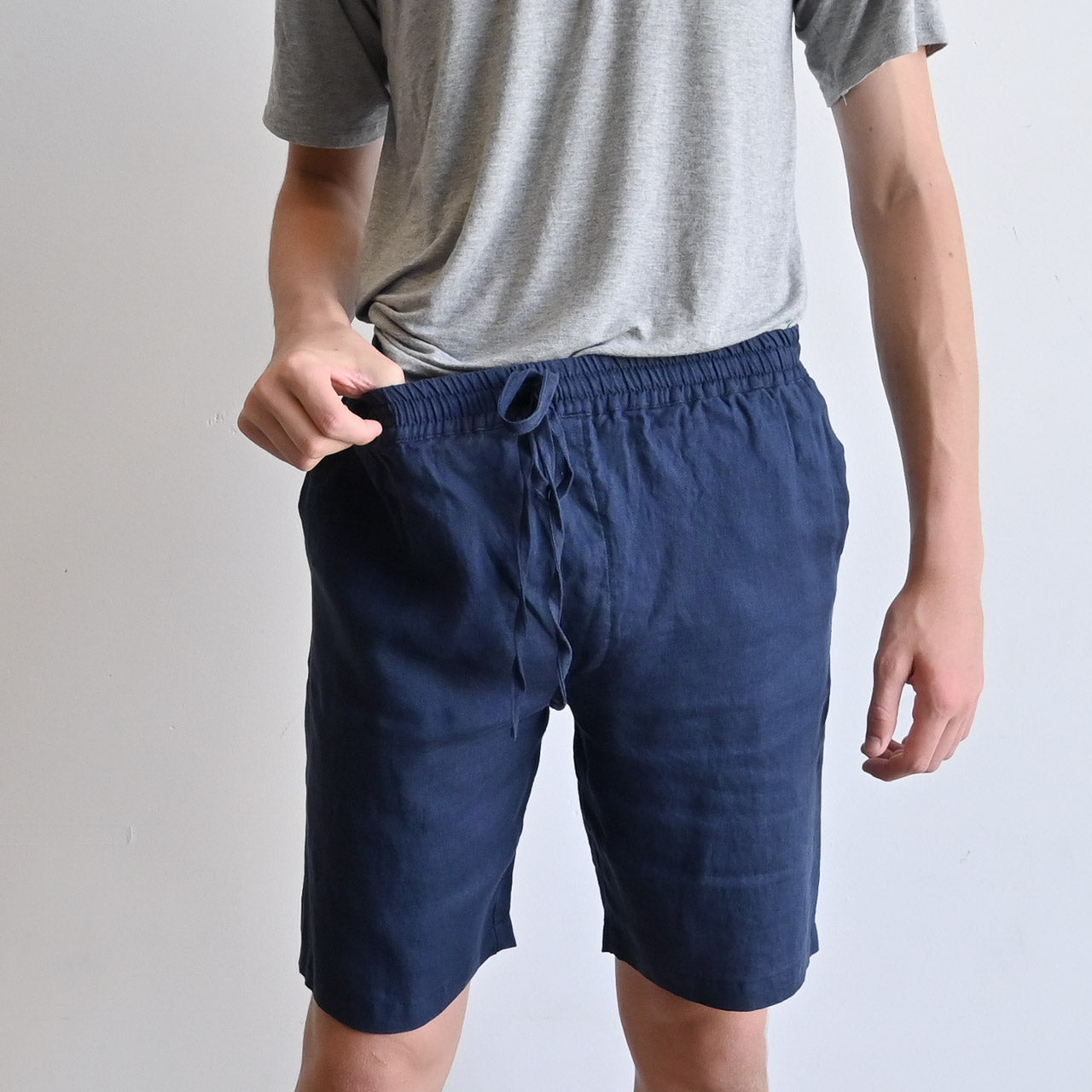 KOBOMO Linen Summer Shorts -  KOBOMO