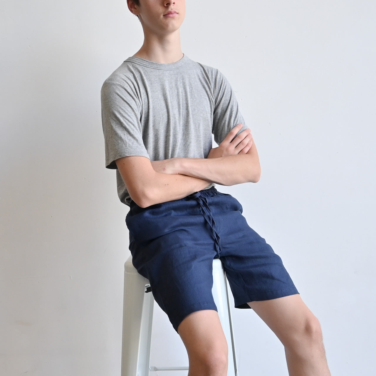 KOBOMO Linen Summer Shorts -  KOBOMO
