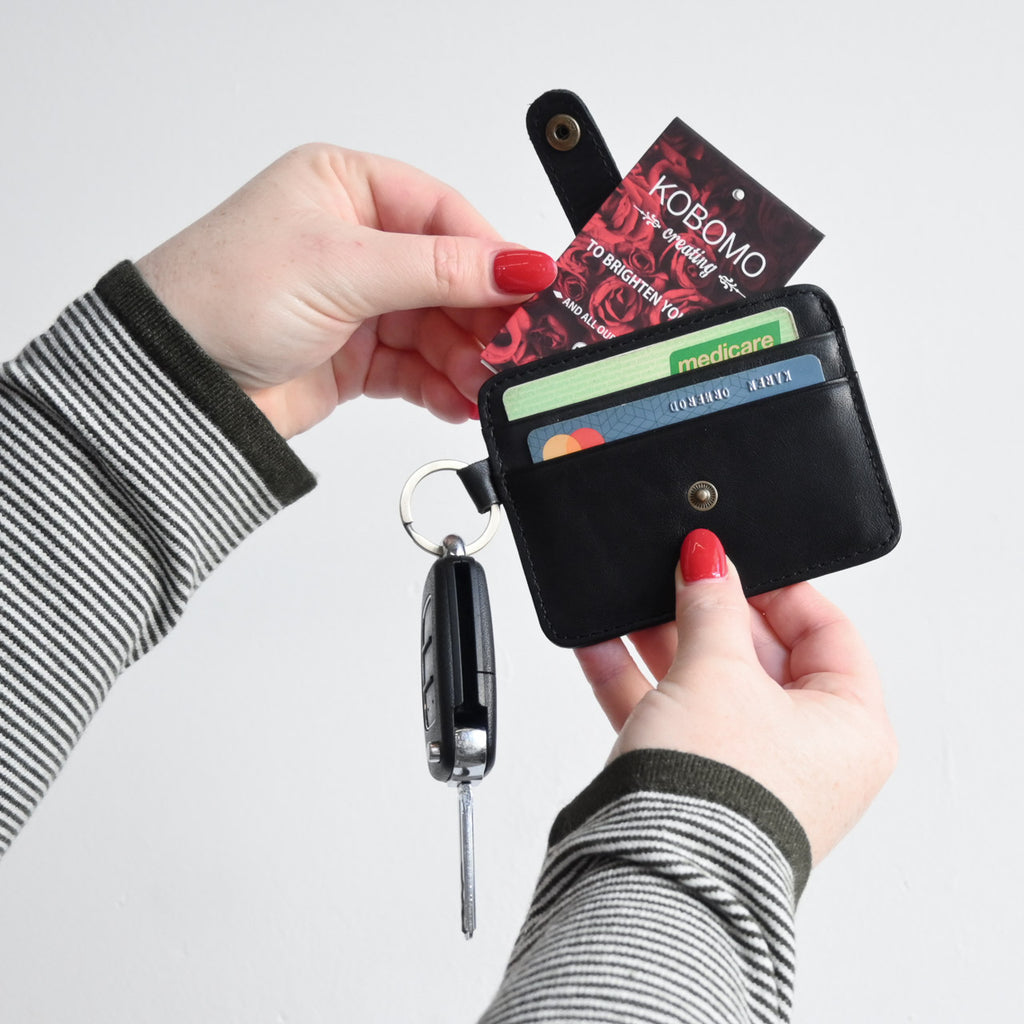 Keys And All Leather Wallet Keyring -  KOBOMO