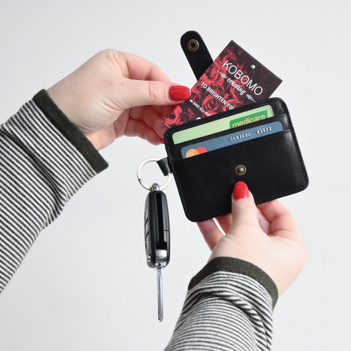 Keys And All Leather Wallet Keyring
