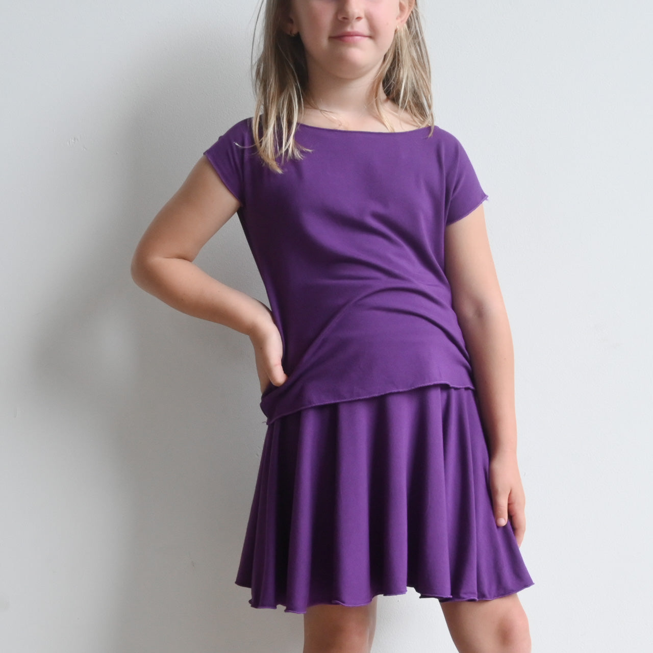 Girl's Ballet Skirt in Bamboo by KOBOMO Play -  KOBOMO
