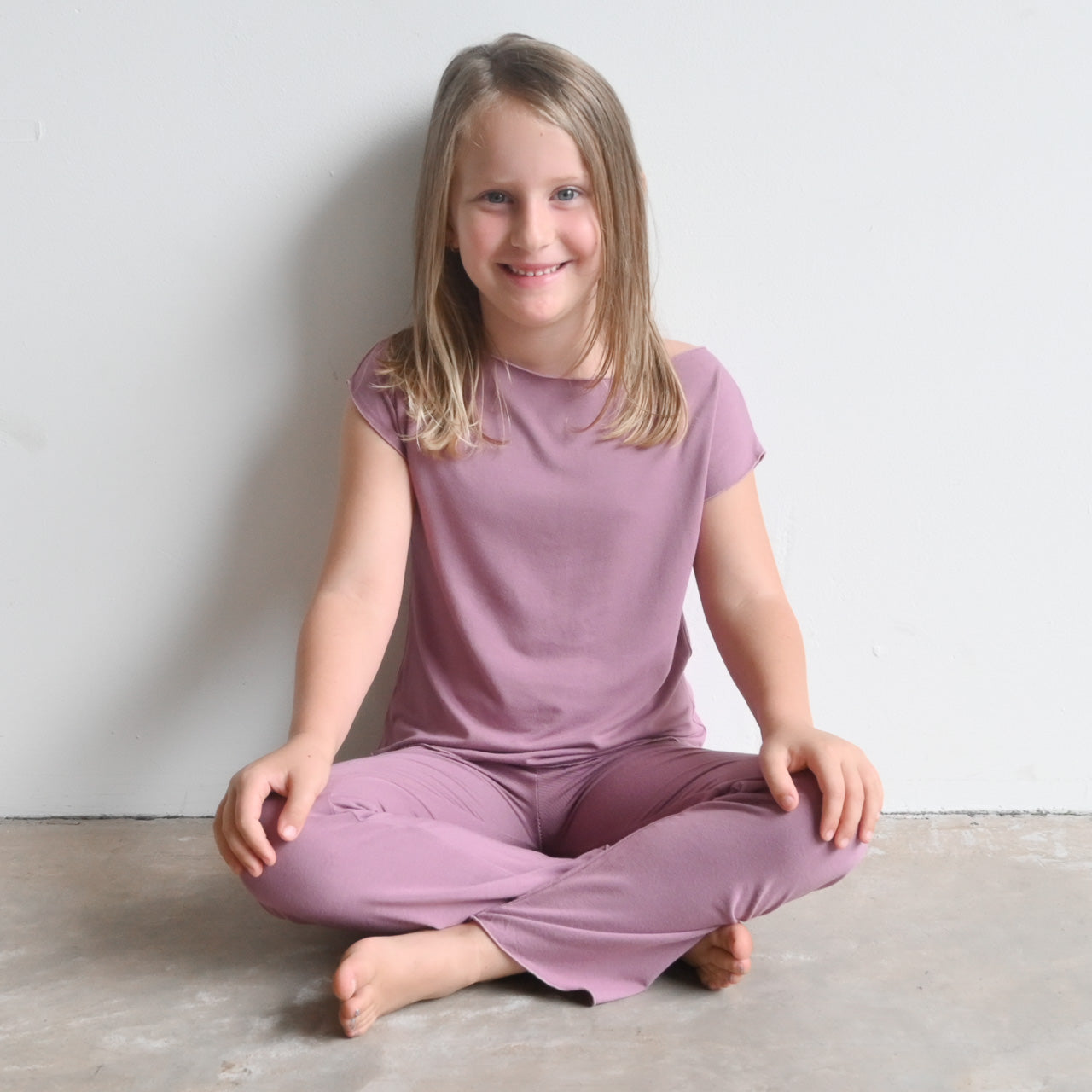 Ethical + Handmade Girls Yoga Waist Soft Legging Pants – KOBOMO