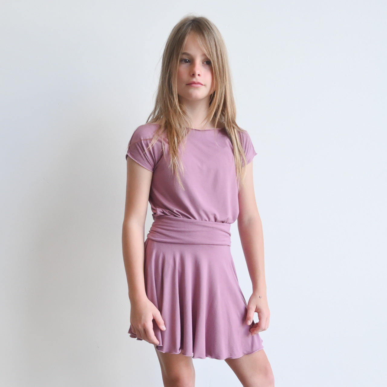 Girl's Ballet Skirt in Bamboo by KOBOMO Play -  KOBOMO