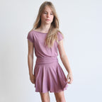 Girl's Square Cut T-shirt in Bamboo by KOBOMO Play -  KOBOMO