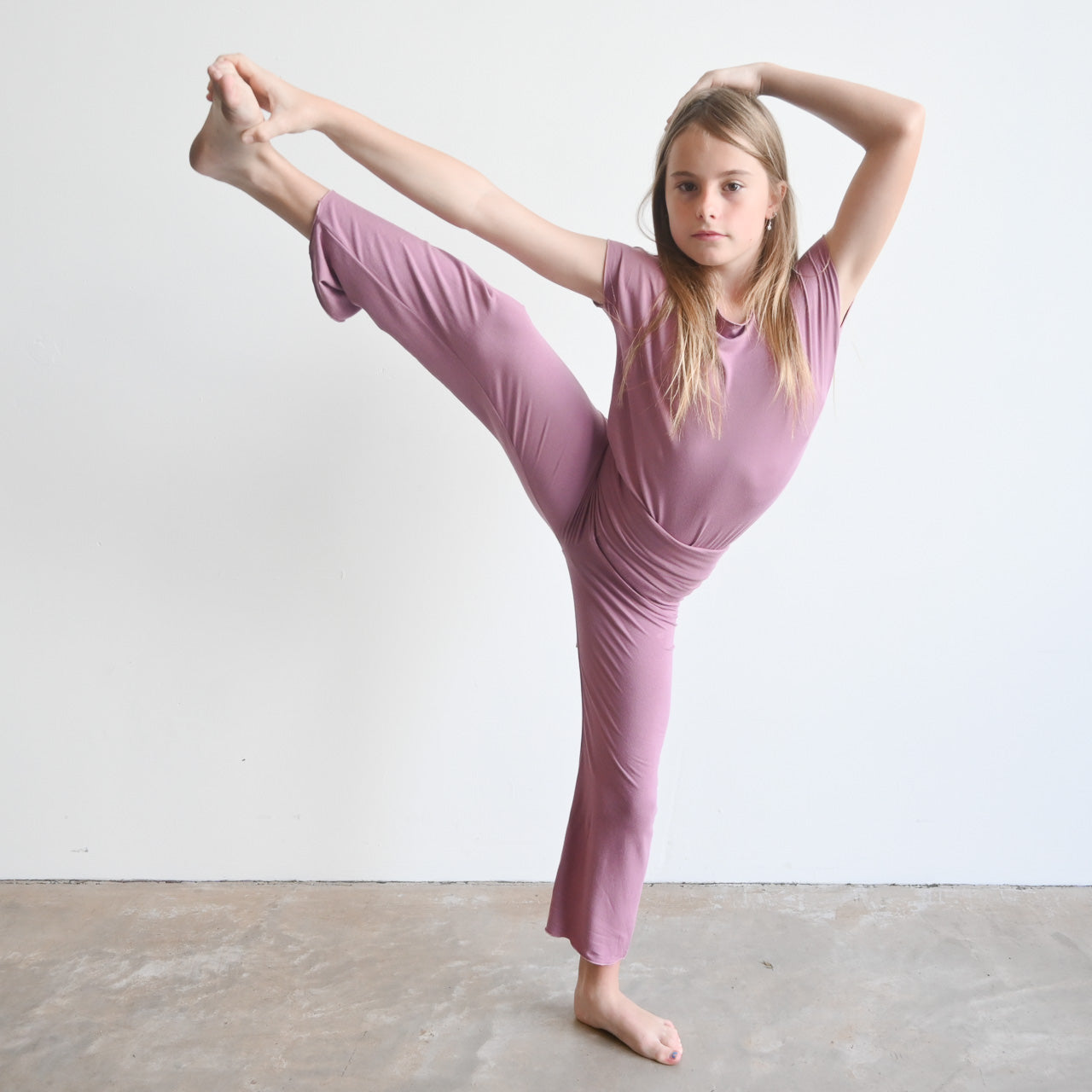 Girl's Bamboo Yoga Pants by KOBOMO Play -  KOBOMO