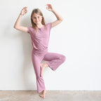 Girl's Bamboo Yoga Pants by KOBOMO Play -  KOBOMO