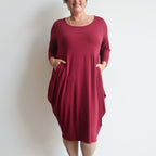 Let It Be Dress by KOBOMO Bamboo - SangriaLong-FreeSize KOBOMO