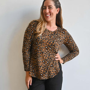 Lucky Cat Winter Top with Long SleevesKOBOMO Women's Tops and Blouses