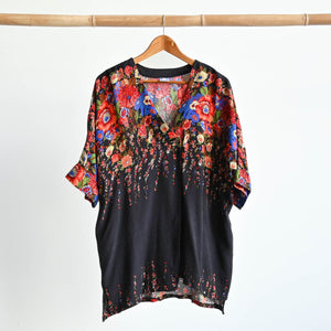Lucy In The Sky Blouse - Floral -  KOBOMO