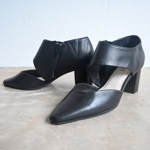 Naja Su Leather Heel Shoe - Supersoft by Diana Ferrari - Black11-FootLength27.5cm KOBOMO