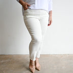Pull-On Stretch Pant - IvoryWhite20 KOBOMO