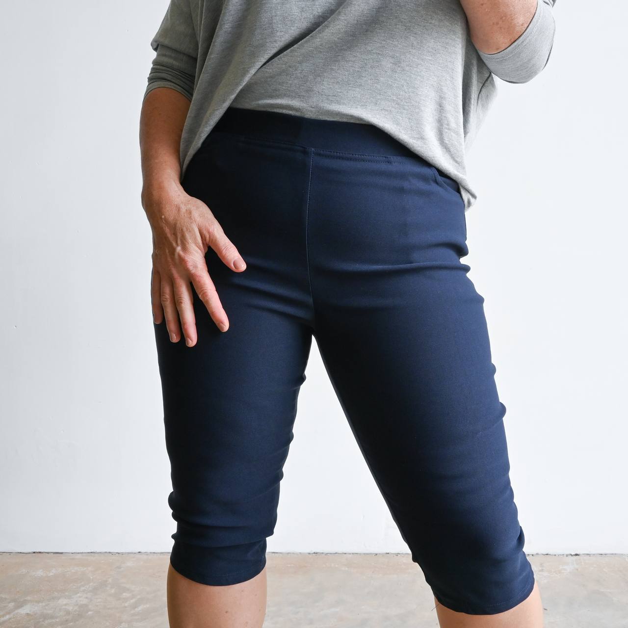 Women Short Capri Jeans Shorts Bermuda Summer Pants High Waist Oversize |  eBay