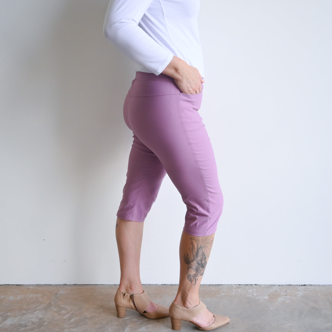 Short Capri Pant - Double Stretch -  KOBOMO