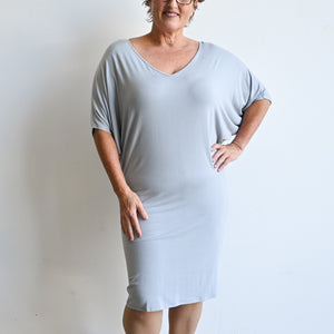 Stand By Me Dress - Silver KOBOMO