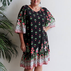 The Charleston Dress - Springtime FloralKOBOMO Women's Dresses