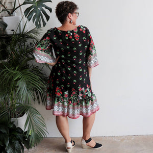 The Charleston Dress - Springtime FloralKOBOMO Women's Dresses
