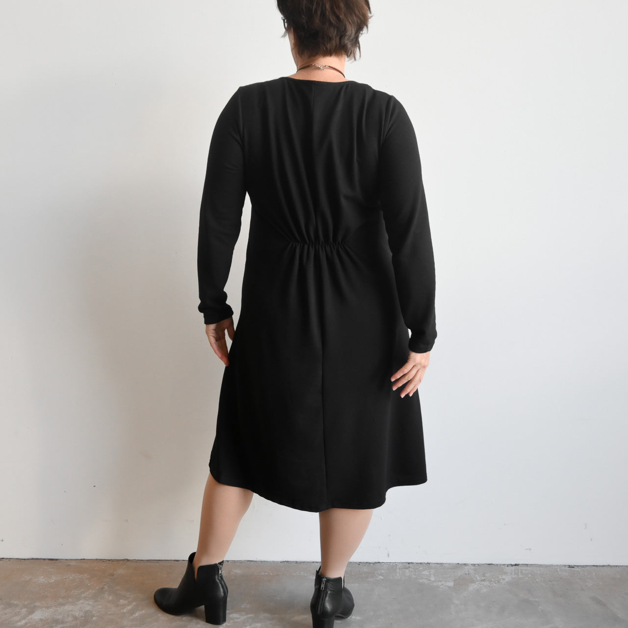 Whatever The Weather Sweater Dress - Black – KOBOMO