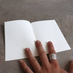 32 blank page notebook. 10cm x 14cm dimensions.