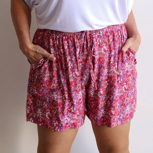Zen Drawstring Shorts - Above-the-knee - WildflowerKOBOMO Women's Pants and Shorts