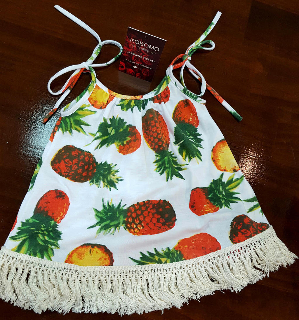 Pineapple sales summer dress
